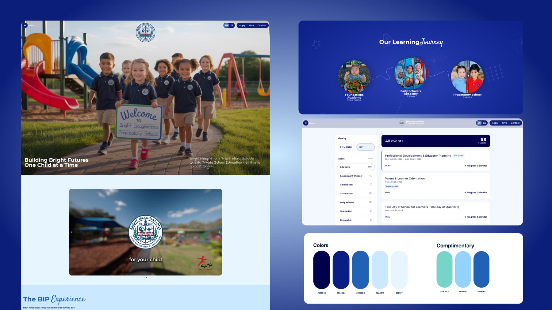 Custom WordPress Website for Private School