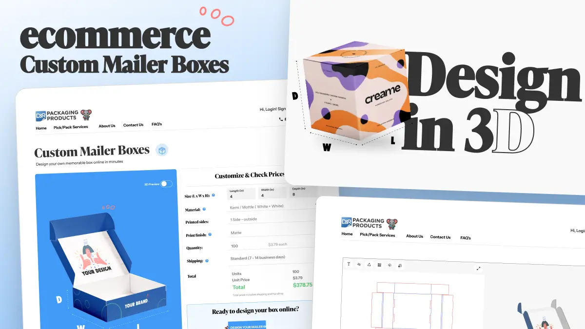 Custom Packaging Ecommerce Website